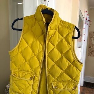 J. Crew vests ($10 each), sweater ($10) scarf ($5)